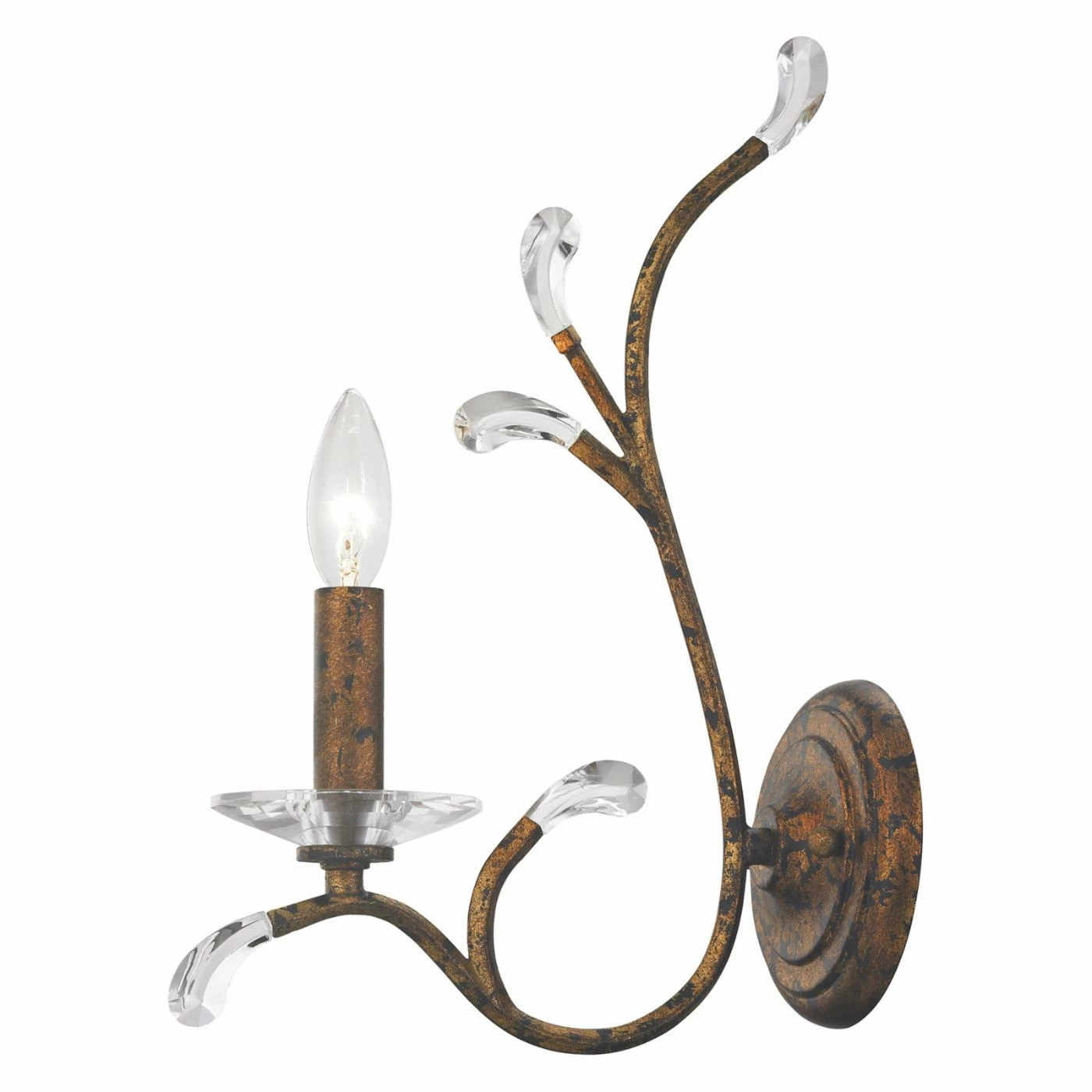 Best Pirce ๐ฅ Armed Sconce Livex Lighting Serafina 51001 Wall Sconce ๐ - Image 4