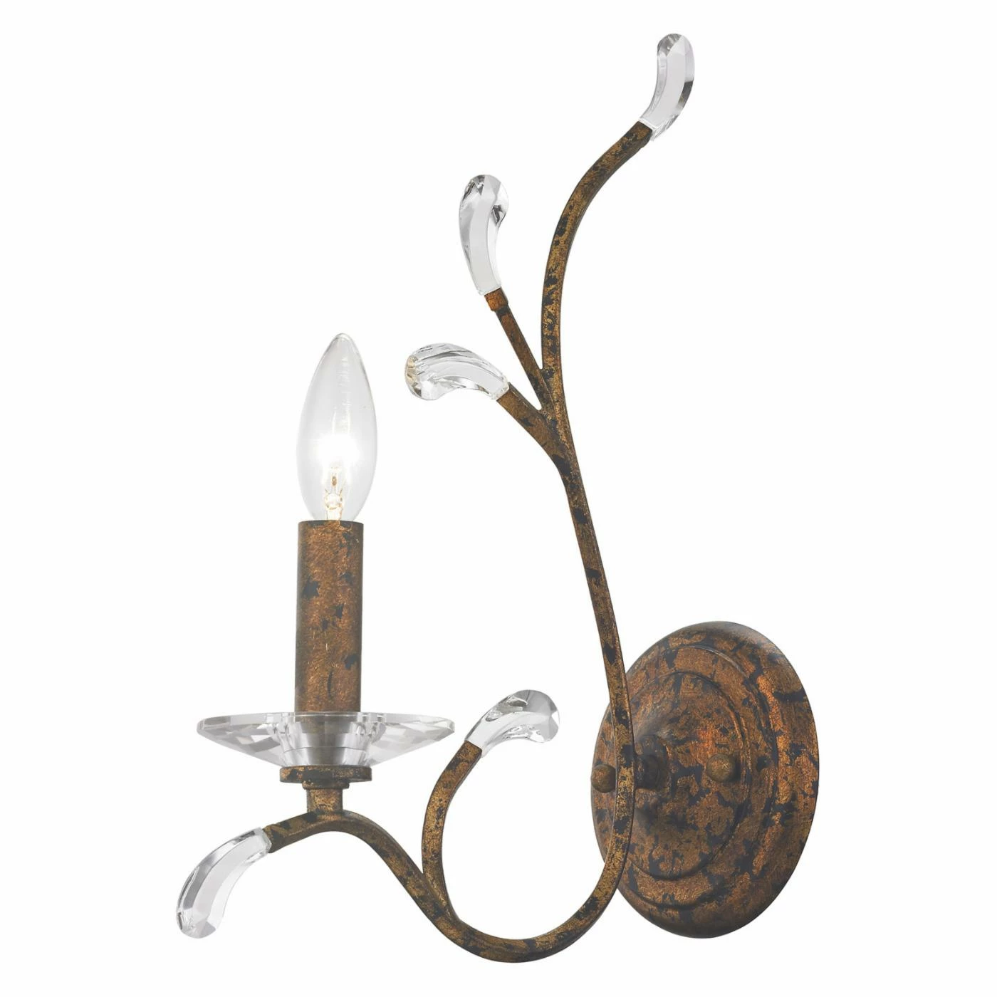 Best Pirce ๐ฅ Armed Sconce Livex Lighting Serafina 51001 Wall Sconce ๐ - Image 6