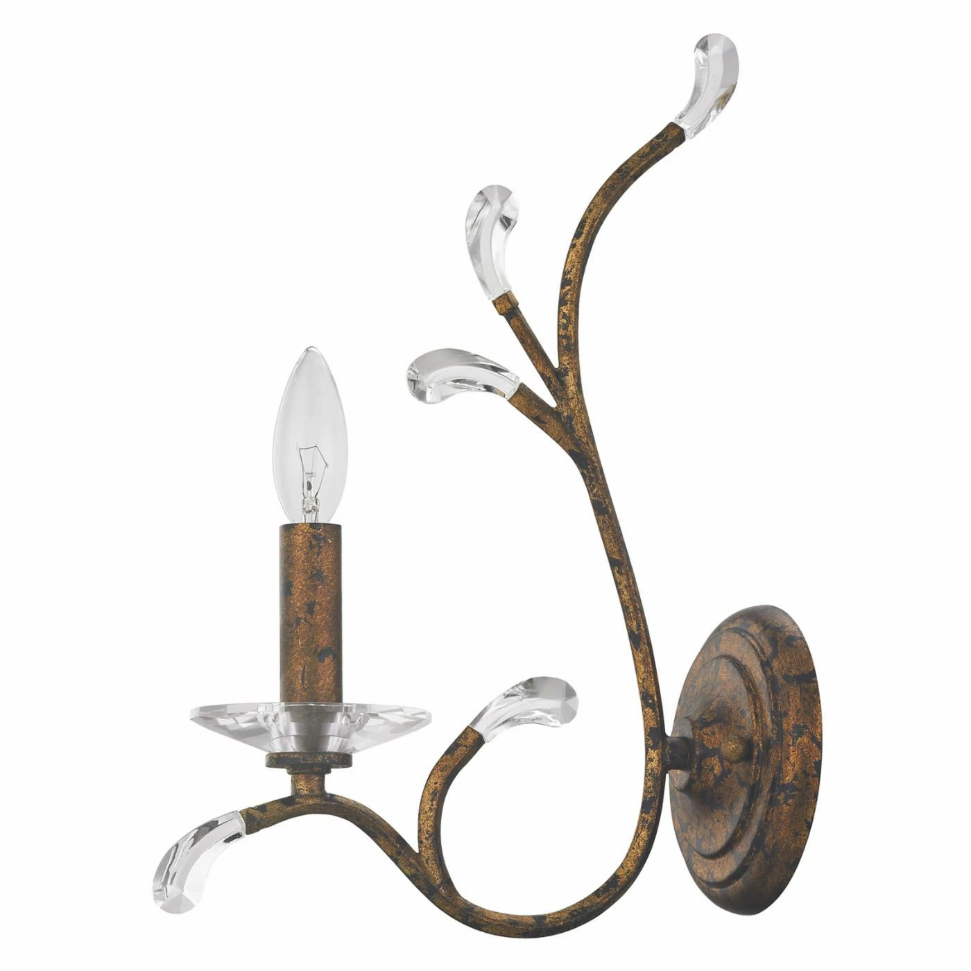 Best Pirce ๐ฅ Armed Sconce Livex Lighting Serafina 51001 Wall Sconce ๐ - Image 7