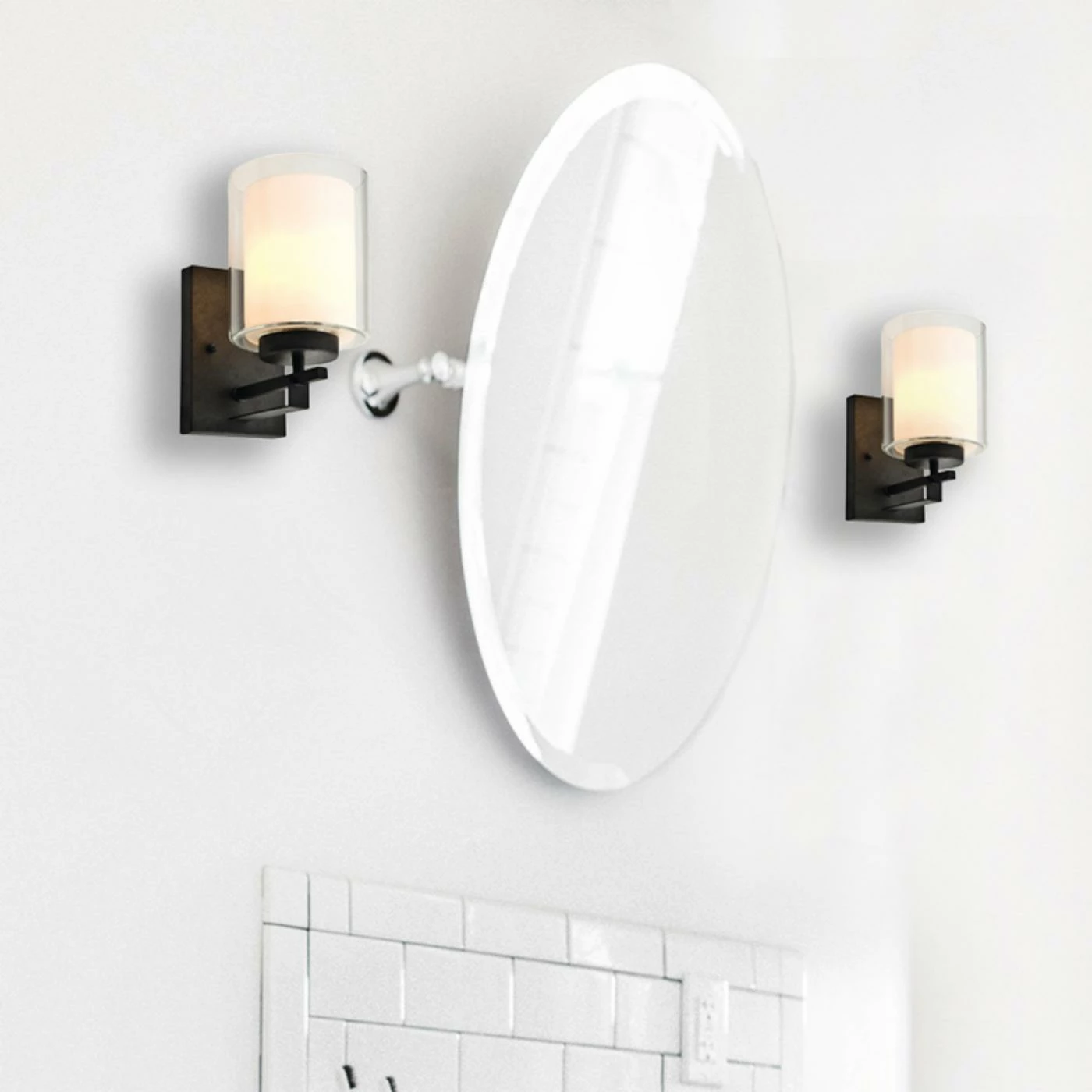 Deals ✨ Armed Sconce Design House Impala 578153 Wall Light 🥰 - Image 2
