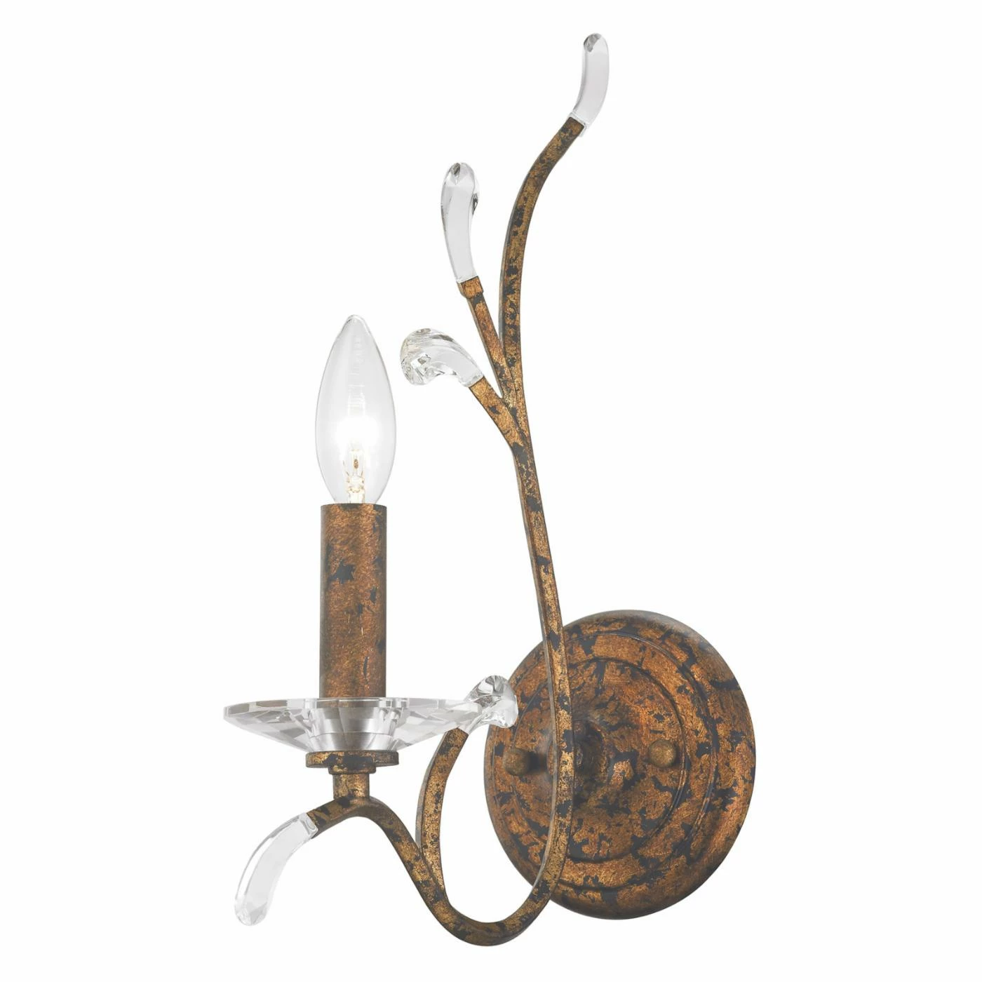 Best Pirce ๐ฅ Armed Sconce Livex Lighting Serafina 51001 Wall Sconce ๐ - Image 2