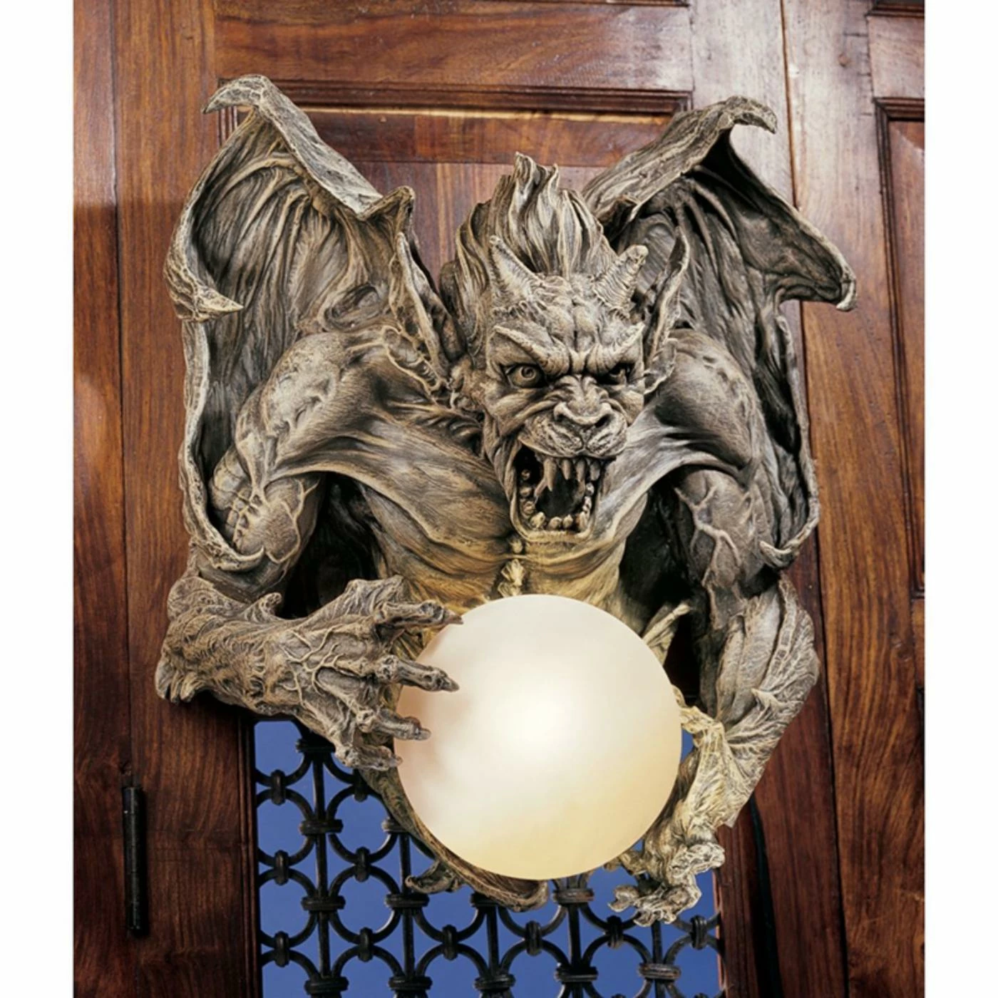 Hot Sale ๐ Flush Mount Design Toscano Merciless The Gargoyle Wall Sconce ๐ - Image 2