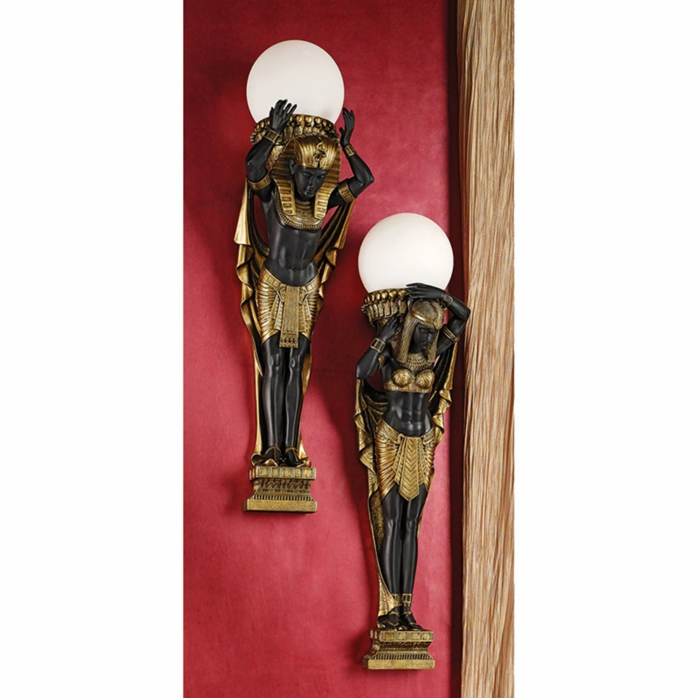 Discount ๐ Flush Mount Design Toscano Egyptian Royalty CL95114 Wall Sconce โ๏ธ - Image 2