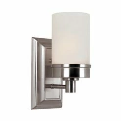 Buy 👏 Armed Sconce Trans Globe Lighting Fusion 70331 BN Wall Sconce 🔔