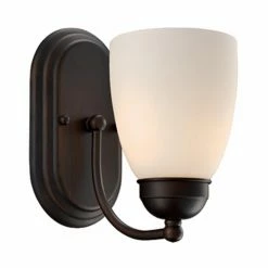 Best deal 🥰 Armed Sconce Trans Globe Lighting Clayton 3501-1 Wall Sconce 💯