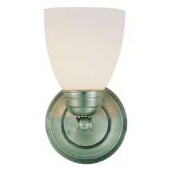 Best reviews of 😀 Trans Globe Lighting Armed Sconce Trans Globe 3355 BN Wall Sconce - Brushed Nickel - 7W In. 🛒