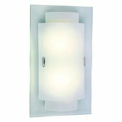 Outlet ✨ Trans Globe Lighting Flush Mount Trans Globe MDN-843 Wall Sconce - Polished Chrome - 8.75W In. 👏