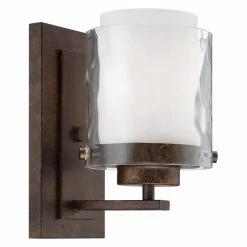 Hot Sale 😀 Jeremiah Wallchiere Craftmade Kenswick 35401-PR Wall Sconce 🛒