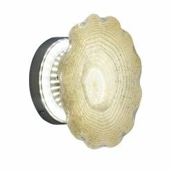 Flash Sale 👏 Wallchiere Dale Tiffany Beige Feather LED Art Glass Wall Sconces 🌟