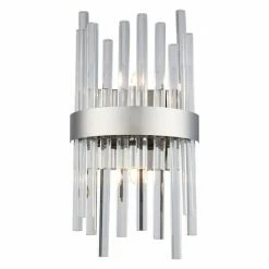 Budget 🧨 Flush Mount Elegant Lighting Dallas 3000W8C Wall Sconce Light 🥰