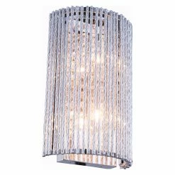 New ✔️ Flush Mount Elegant Lighting Influx V2092W7C/RC Wall Sconce ⌛