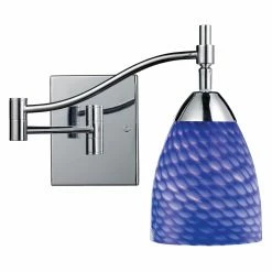 Best Sale ✨ Armed Sconce ELK Lighting Celina Patterned Swingarm Wall Sconce ✔️