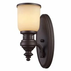 Best Sale 🎁 Armed Sconce ELK Lighting Chadwick 1 Light Wall Sconce 👏