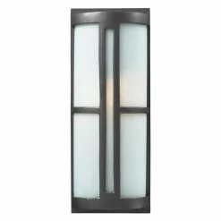 Top 10 😉 Flush Mount ELK Lighting Trevot 4239 Outdoor Sconce - Graphite ✨