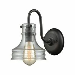 Deals 🔔 Wallchiere ELK Lighting Binghamton 65225/1 1 Light Wall Sconce 👏
