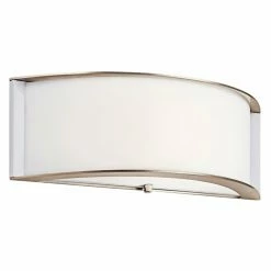 Budget 🎉 Flush Mount Kichler 10630 LED Wall Sconce 👏