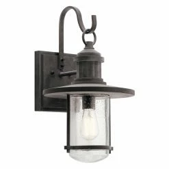 Coupon 🥰 Armed Sconce Kichler Riverwood 49194 Outdoor Wall Light ❤️
