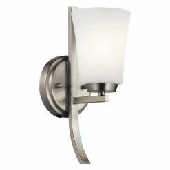 New 👍 Armed Sconce Kichler Tao 45888 Wall Sconce ❤️