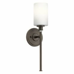 Best Pirce 🥰 Armed Sconce Kichler Joelson 45921L18 Wall Sconce 🎁