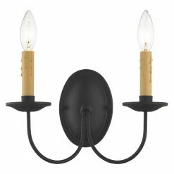 Discount ❤️ Livex Lighting Candle Lacey Wall Sconce 😍