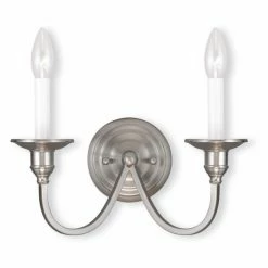 Hot Sale 🎉 Livex Lighting Candle Livex Cranford 5142 Wall Sconce ❤️