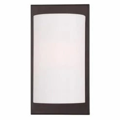 Best Pirce ⭐ Half Moon Livex Lighting Meridian 50860 Wall Sconce ✨