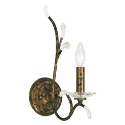 Best Pirce 🔥 Armed Sconce Livex Lighting Serafina 51001 Wall Sconce 🌟