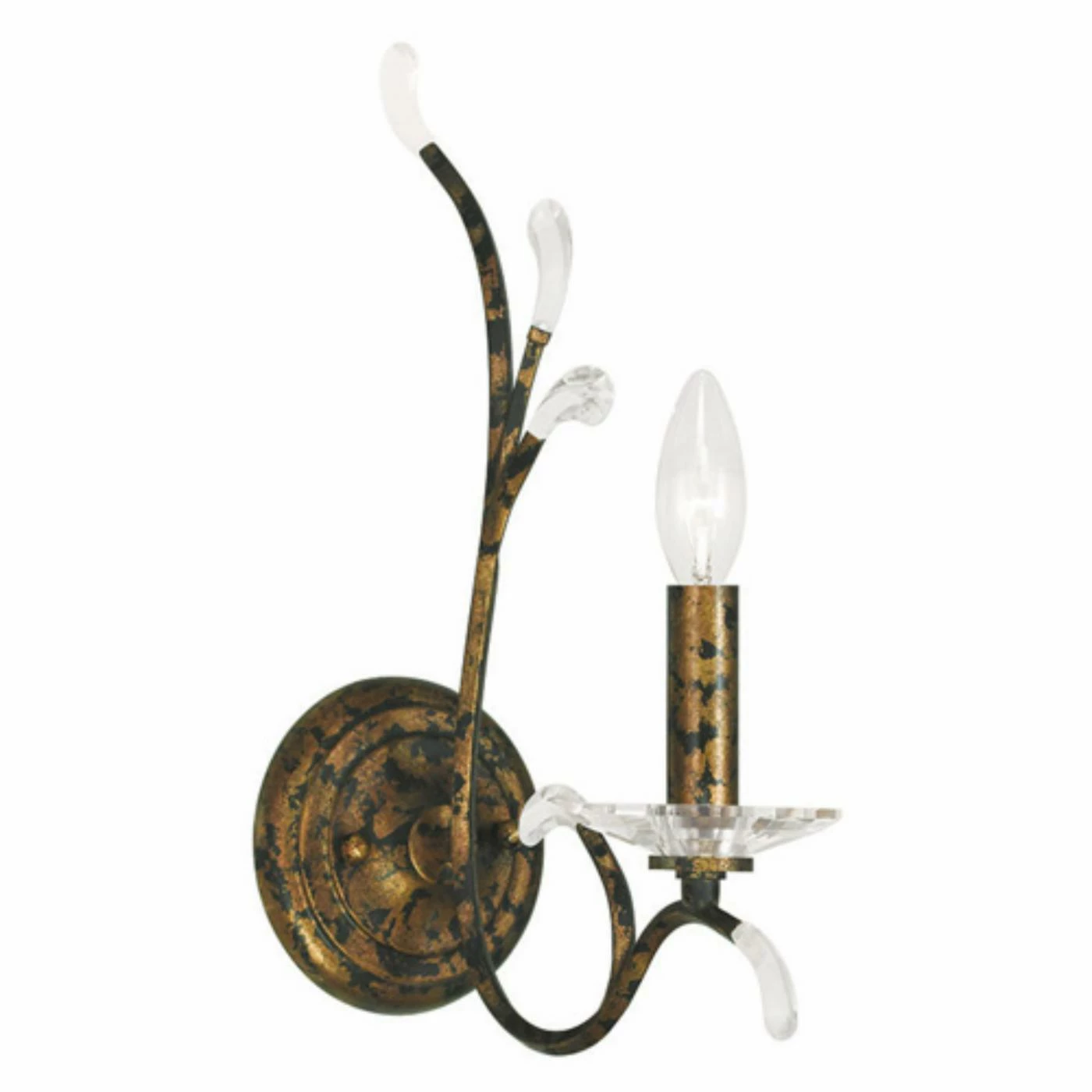 Best Pirce ๐ฅ Armed Sconce Livex Lighting Serafina 51001 Wall Sconce ๐