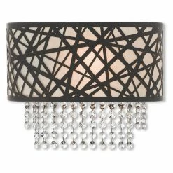 Deals ⭐ Flush Mount Livex Lighting Allendale Crystal Wall Sconce 🧨