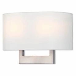 Outlet 🥰 Half Moon Livex Lighting Hayworth 2 Light Wall Sconce ✔️