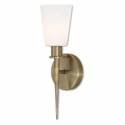 Flash Sale ⌛ Wallchiere Livex Lighting Witten 41691 1 Light Wall Sconce 🎁