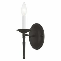 Best Sale ✨ Livex Lighting Candle Livex Williamsburgh 5121 Wall Sconce - 4.25W In. 👍