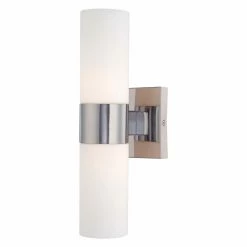 Discount 🎁 Candle Minka Lavery 2 Light Cylinder Wall Sconce Light 🔥