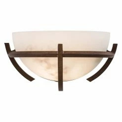 Discount ❤️ Half Moon Minka Lavery Calavera 1 Light Wall Sconce Light 👍