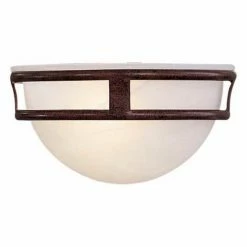 Discount ๐ Half Moon Minka Lavery Bowl-Shaped 1 Light Wall Sconce Light ๐