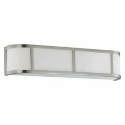 Cheapest 🌟 Flush Mount Nuvo Odeon 60/2873 3-Light Wall Sconce - 23.875W In. - Brushed Nickel 🛒