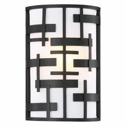Flash Sale 🎁 Flush Mount Nuvo Lighting Lansing 1 Light Wall Sconce 🥰
