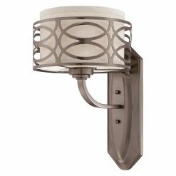 Best Pirce ❤️ Armed Sconce Nuvo Harlow 60/4721 1-Light Vanity - 8.875W In. - Hazel Bronze 😍