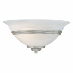 Best Sale ✨ Flush Mount Vaxcel Da Vinci Wall Sconce - 12W In. Brushed Nickel 😉