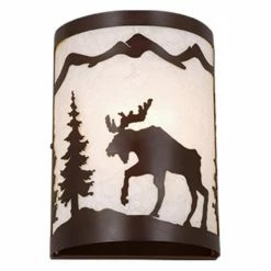 Wholesale 🤩 Half Moon Vaxcel Yellowstone WS55608BBZ Wall Sconce 🔔