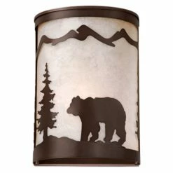 Best deal ⭐ Half Moon Vaxcel Bozeman WS55708BBZ Wall Sconce ✨