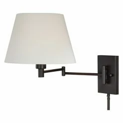 Discount ⭐ Armed Sconce Vaxcel Chapeau W0200 Sensor Wall Sconce 🎁