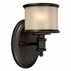 Hot Sale 🌟 Armed Sconce Vaxcel Carlisle CR-VLU001 Wall Sconce 😍