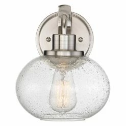 Best Sale ⭐ Wallchiere Quoizel Trilogy TRG8701BN Wall Sconce ✔️