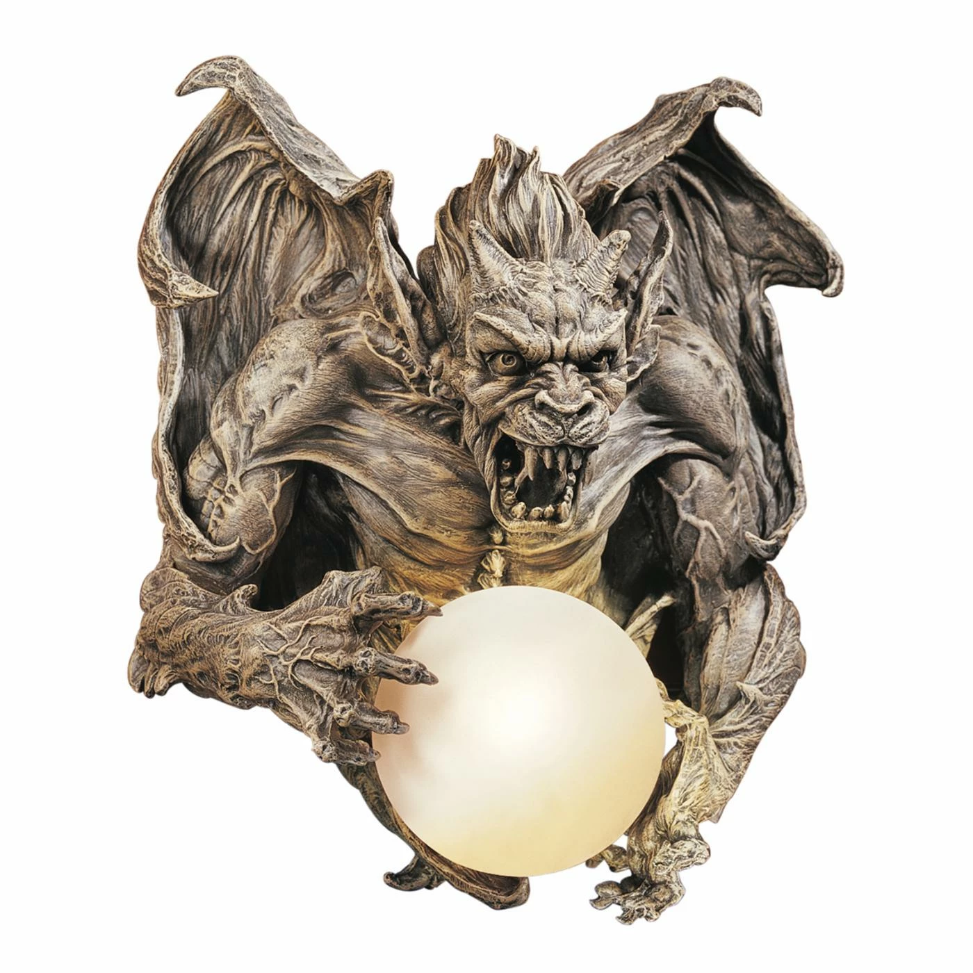 Hot Sale ๐ Flush Mount Design Toscano Merciless The Gargoyle Wall Sconce ๐