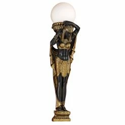 Budget 🔔 Flush Mount Design Toscano Female Egyptian Caryatid CL5113 Wall Sconce 🎁