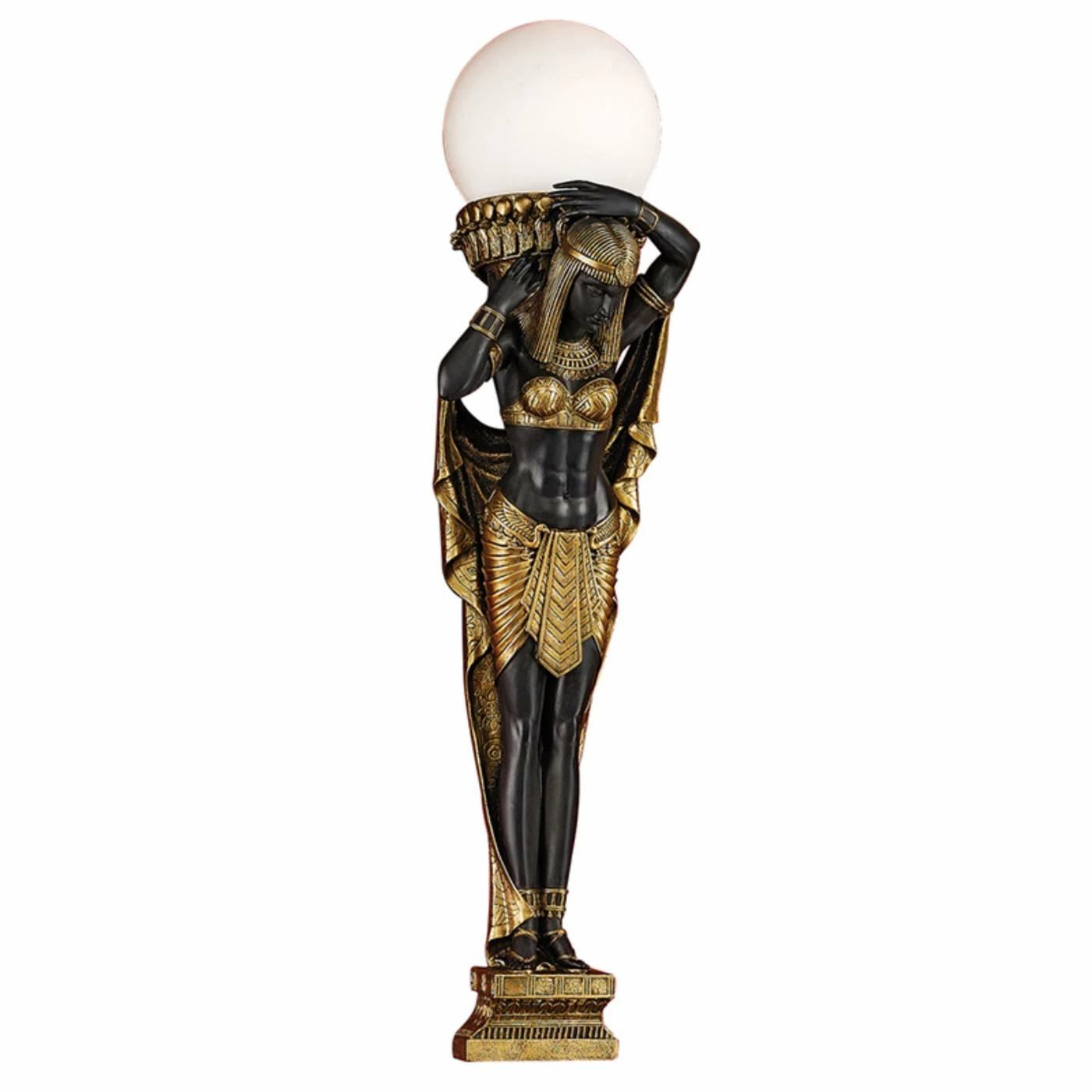 Budget ๐ Flush Mount Design Toscano Female Egyptian Caryatid CL5113 Wall Sconce ๐