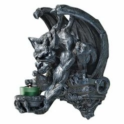 Cheapest 😀 Candle Design Toscano Whitechapel Manor Gargoyle Wall Sconce 👏