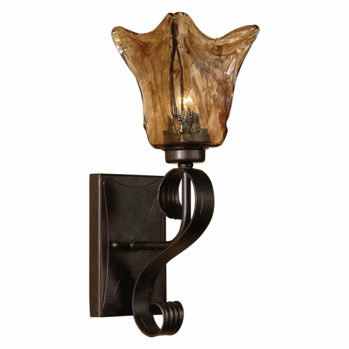 Budget ๐ Armed Sconce Uttermost 22402 Vetraio Wall Sconce ๐