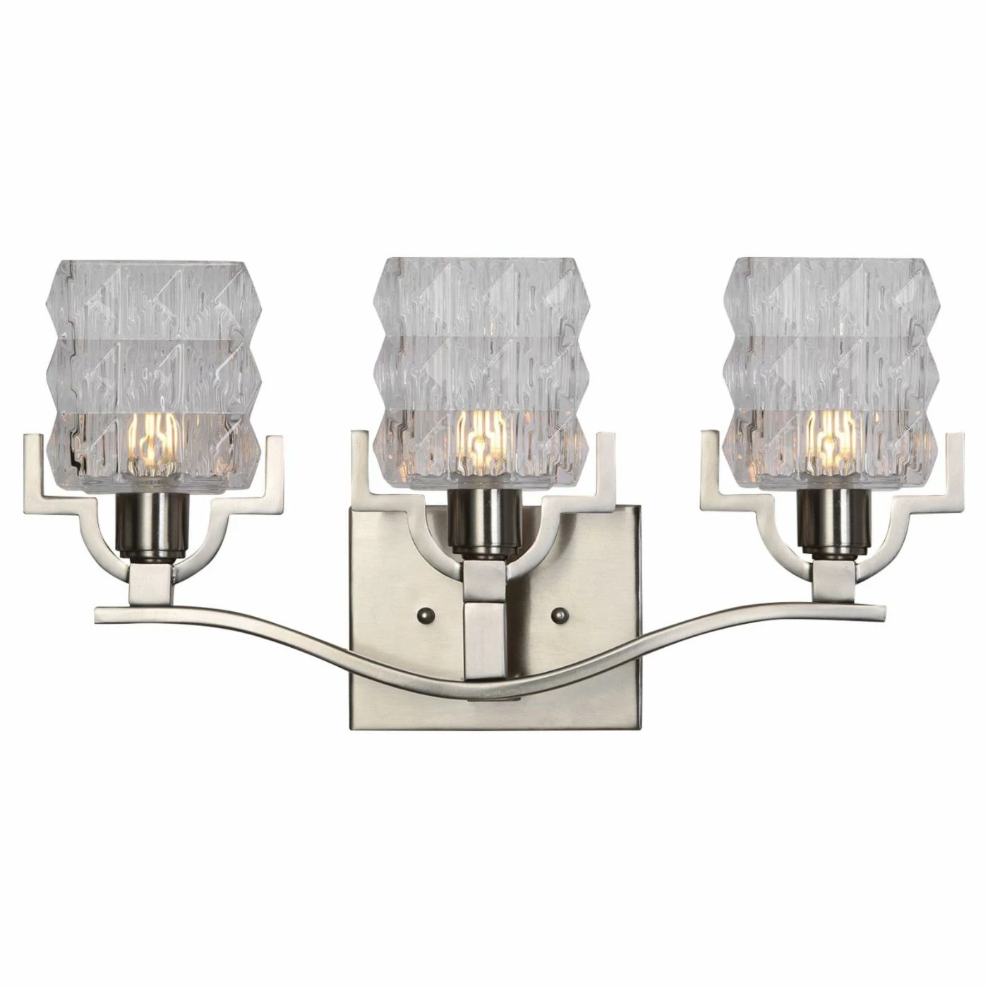 Coupon ✔️ Candle Uttermost Copeman Brushed Nickel 3 Light Vanity Strip 🤩